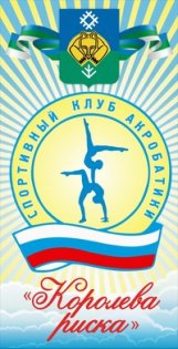 Логотип организации Клуб спортивной акробатики « Королева риска »