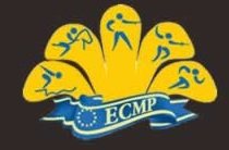 Логотип организации ECMP The European Confederation of Modern Pentathlon (Европейская Конфедерация современного пятиборья)