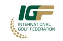 Логотип организации IGF (Международная федерация гольфа)