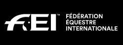 Логотип организации FEI (Международная федерация конного спорта)