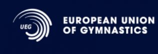 Логотип организации UEG European Union Of Gymnastics (Европейский гимнастический союз)