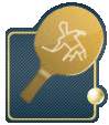 Логотип организации Общественная организация «Федерация настольного тенниса Томской области «Золотая ракетка»