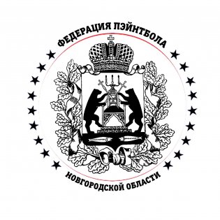 Логотип организации НРОО "Федерация пэйнтбола Новгородской области"