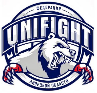 Логотип организации РОО "Федерация универсального боя Липецкой области"
