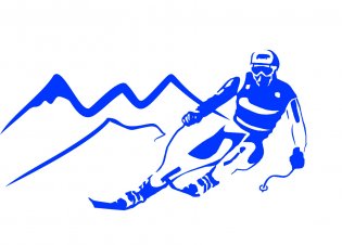 Логотип организации КРОО "Федерация Горнолыжного Спорта Кировской Области"